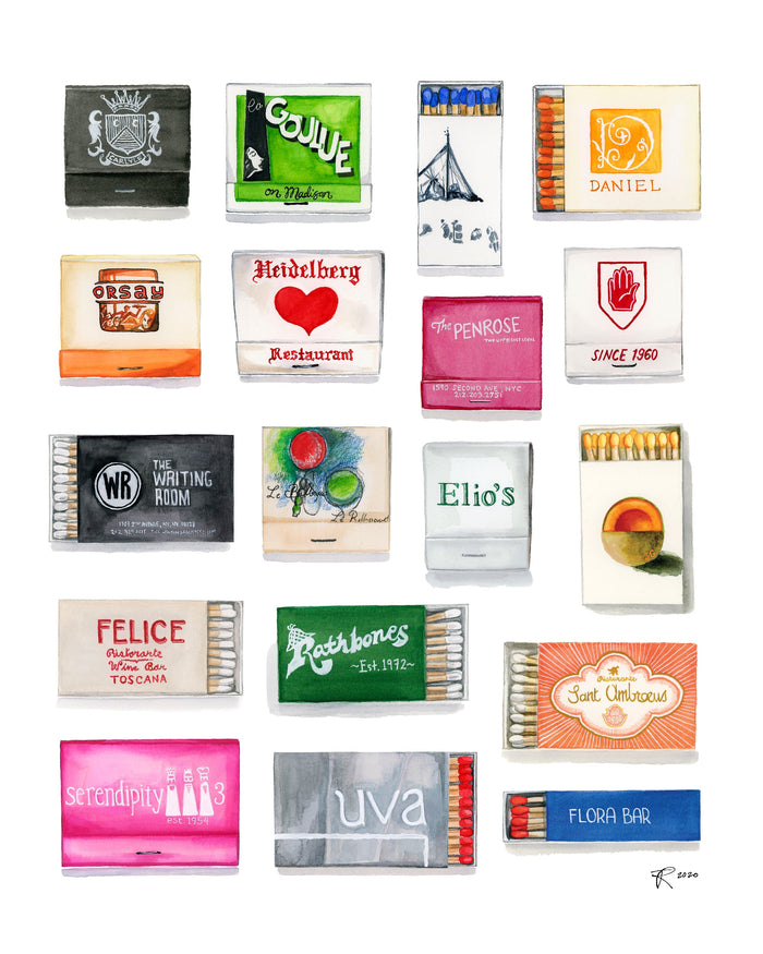 Upper East Side Matchbook Collection