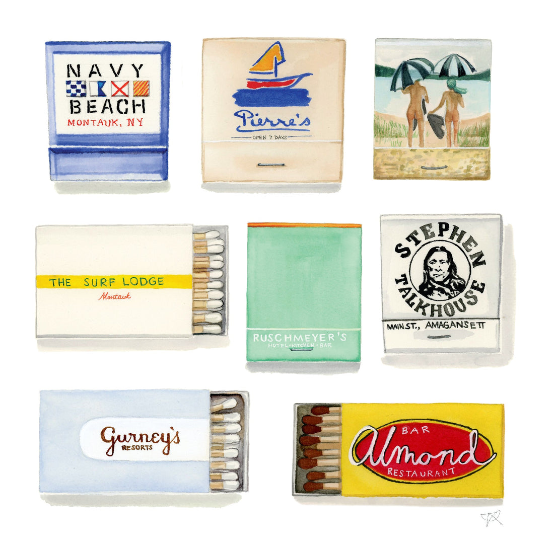 The Hamptons Matchbook Collection