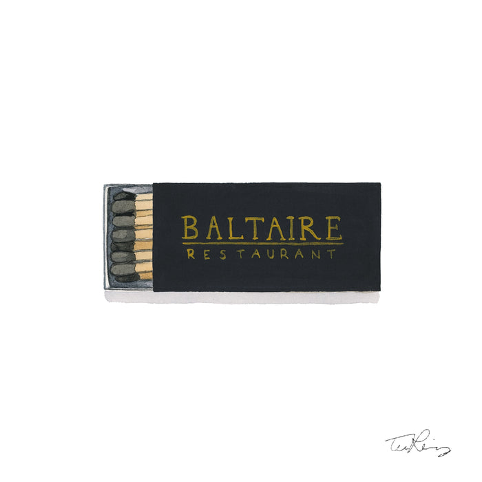 Baltaire Matchbook Print