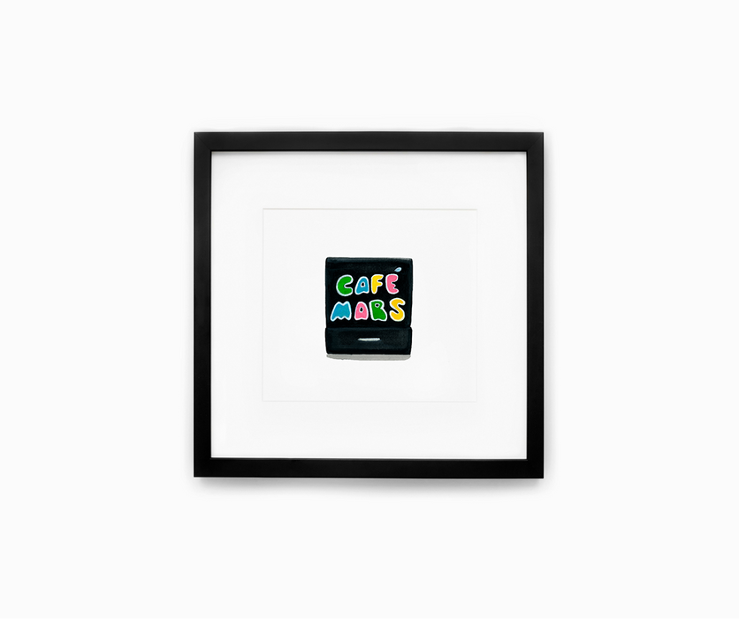 Cafe Mars Matchbook Print