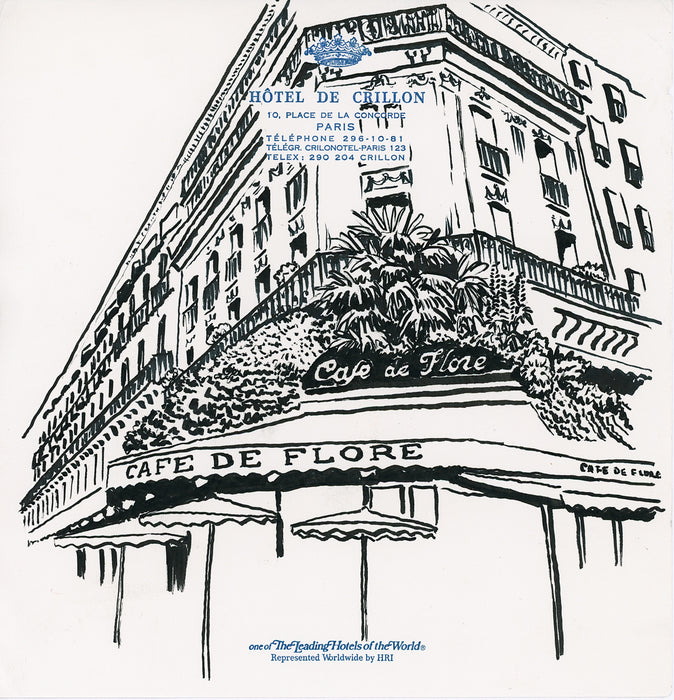 Café de Flore on Vintage Stationery