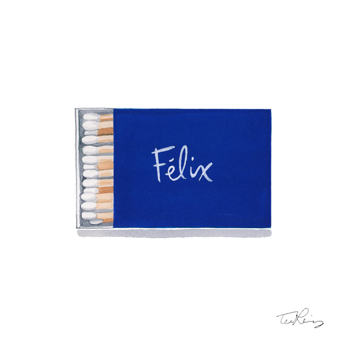 Felix Matchbook Print
