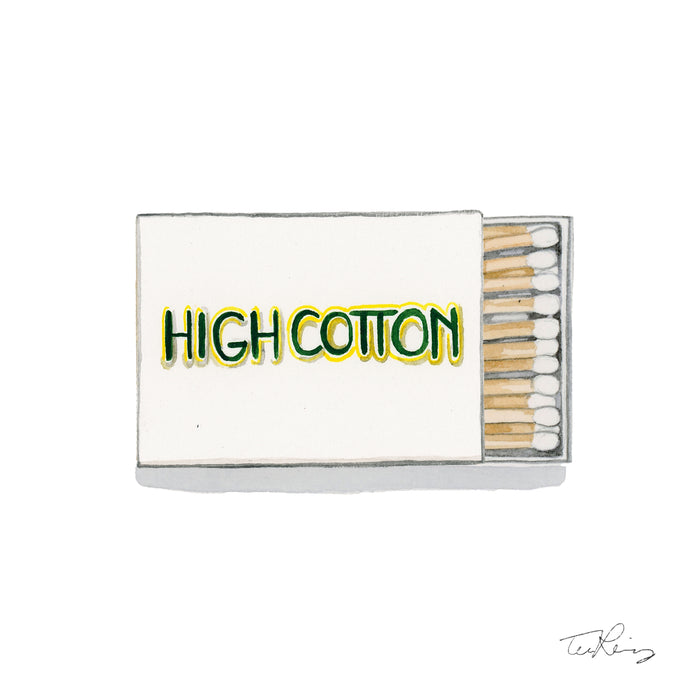 High Cotton Matchbook Print
