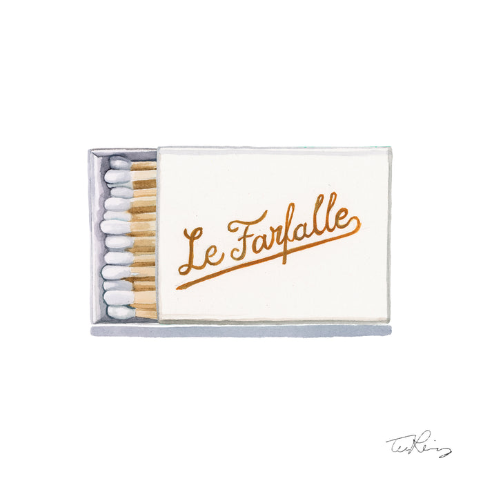 Le Farfalle Matchbook Print