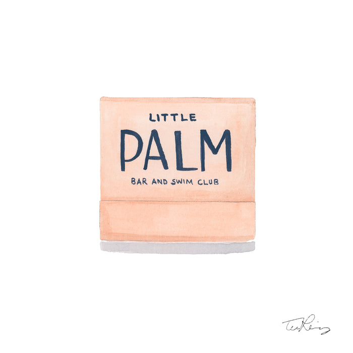 Little Palm Matchbook Print