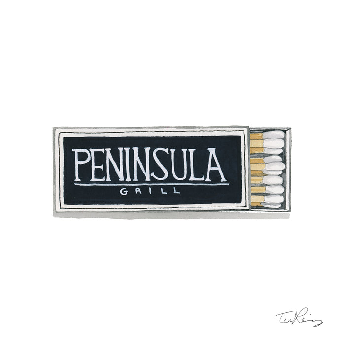 Peninsula Grill Matchbook Print