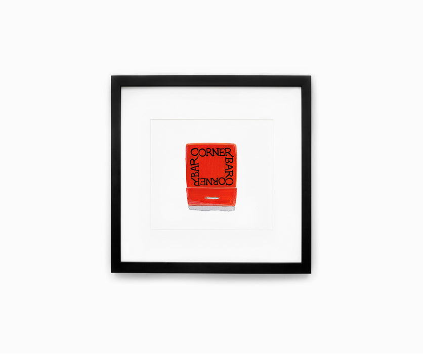 Corner Bar Matchbook Print