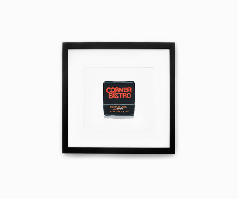 Corner Bistro Matchbook