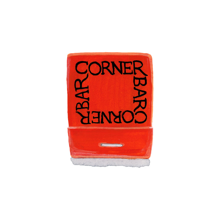 Corner Bar Matchbook Print