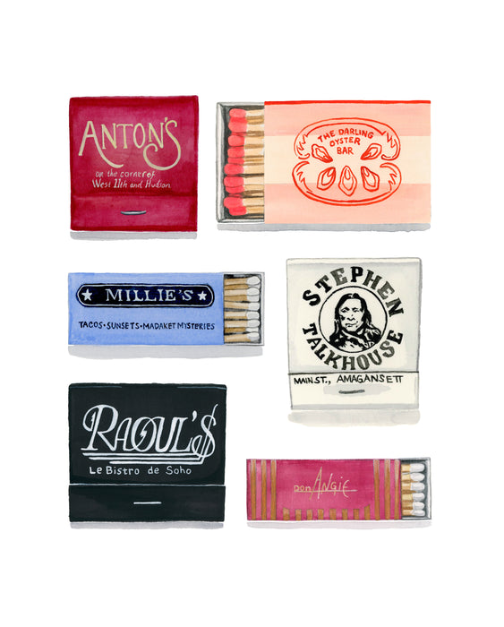 Custom Matchbook Art Print