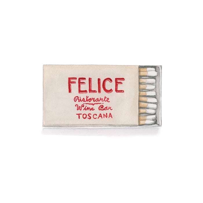 Felice Matchbook Print