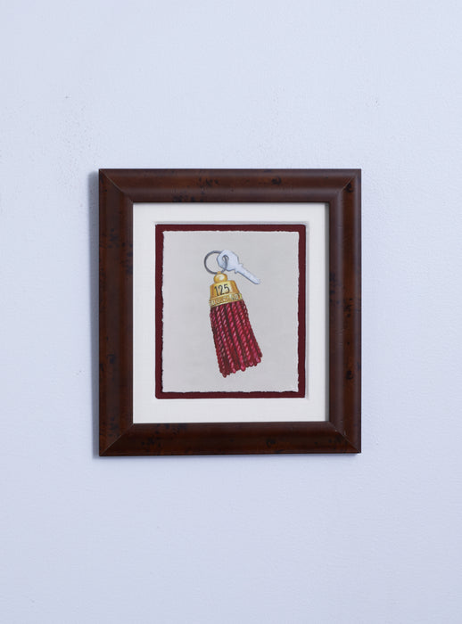 Framed Hotel Key, Gstaad Palace