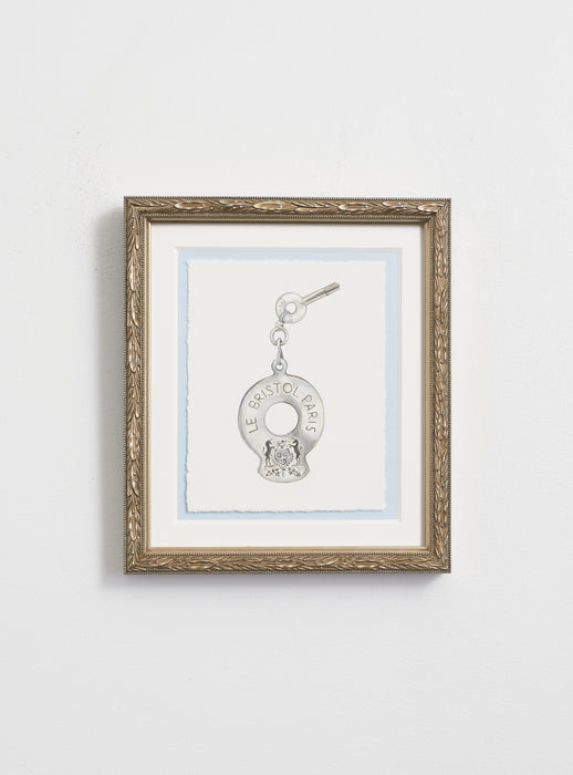 Framed Hotel Key, Le Bristol