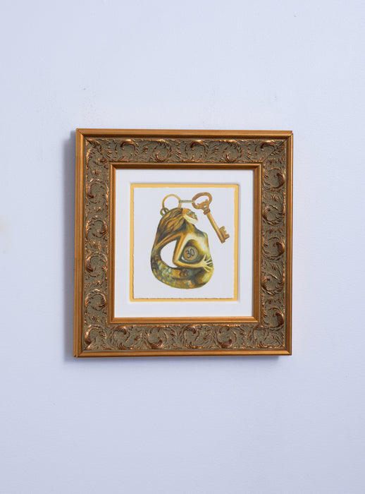 Framed Hotel Key, Le Sirenuse