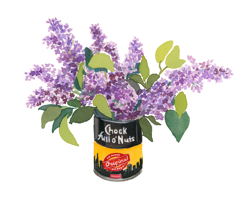 Lilacs in a can