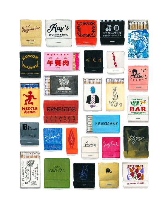 Lower East Side Matchbook Collection
