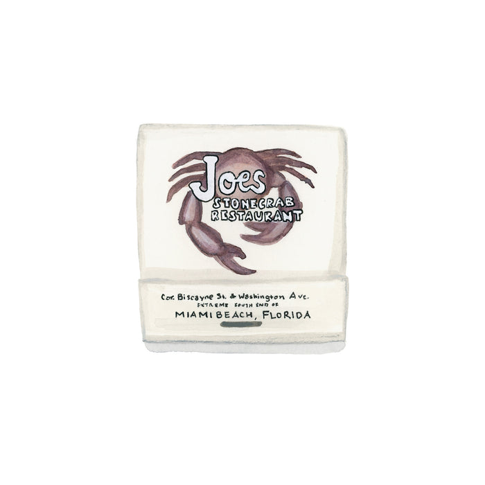 Joe's Stone Crab Matchbook