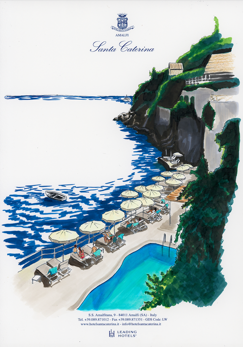 Midday Swim at Hotel Santa Caterina