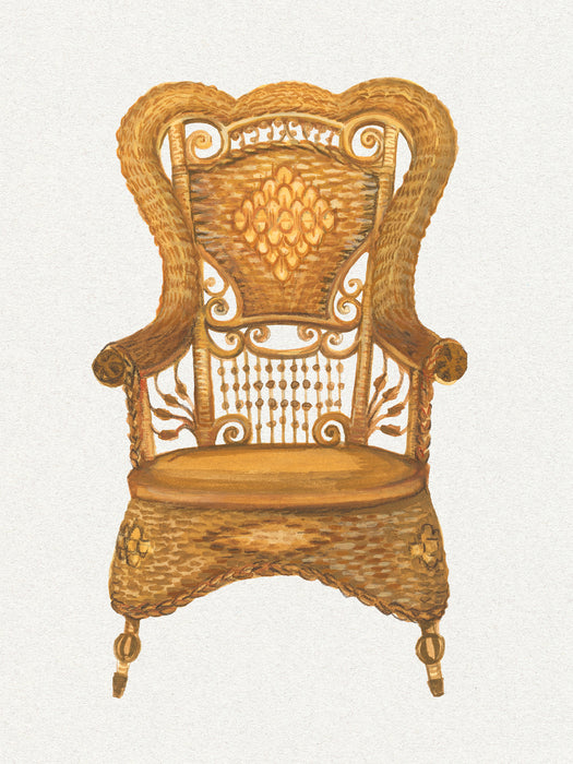 American High-Back Chair, Whitney Reed & Co