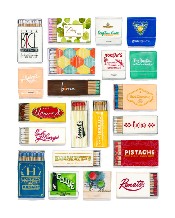 Palm Beach Matchbook Collection