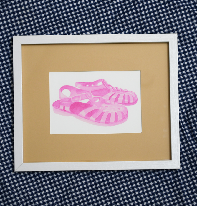 "Jelly Shoes, Pink"