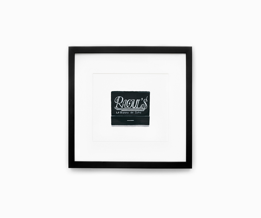 Raouls Matchbook Print