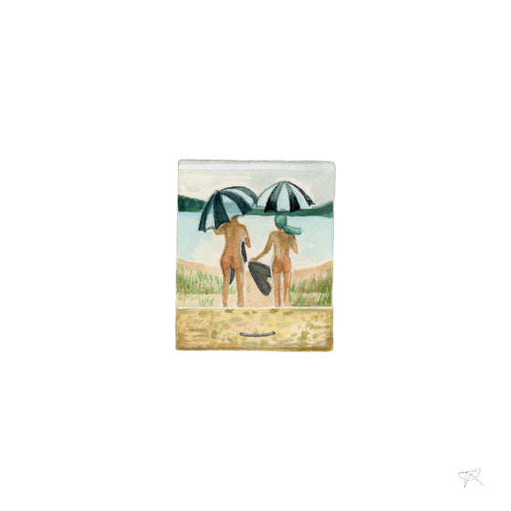 Sunset Beach Matchbook Print