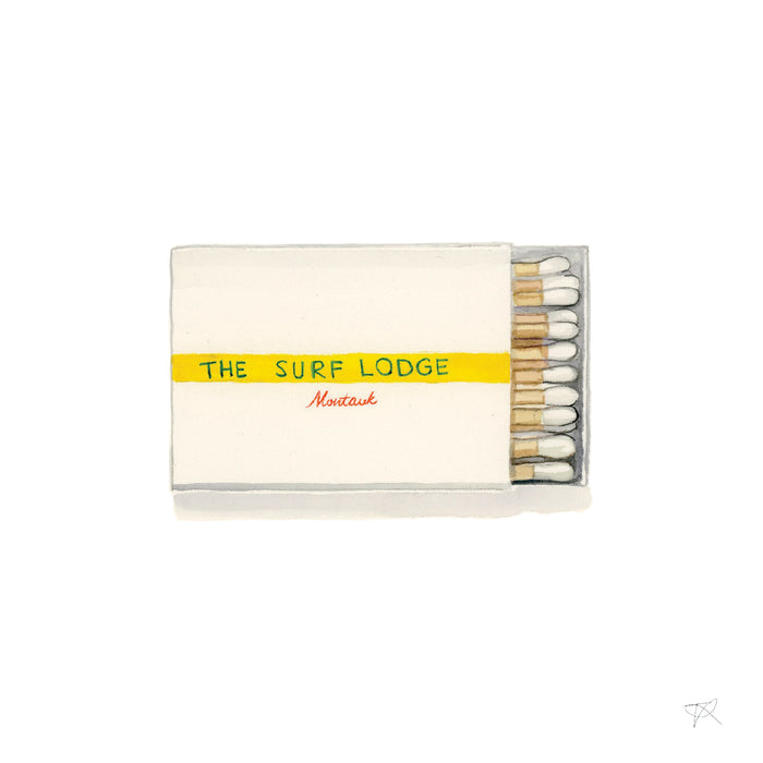 The Surf Lodge Matchbook Print