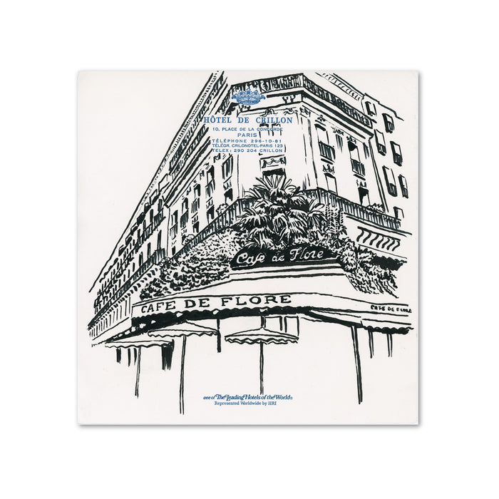 Café de Flore on Vintage Stationery