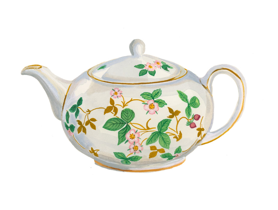 Wedgwood Wild Strawberry Teapot