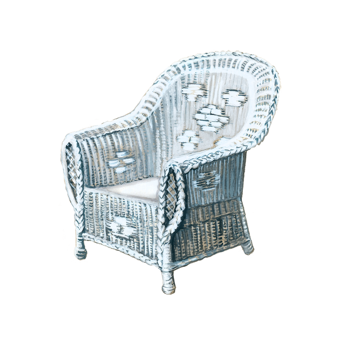 "Wicker Armchair"