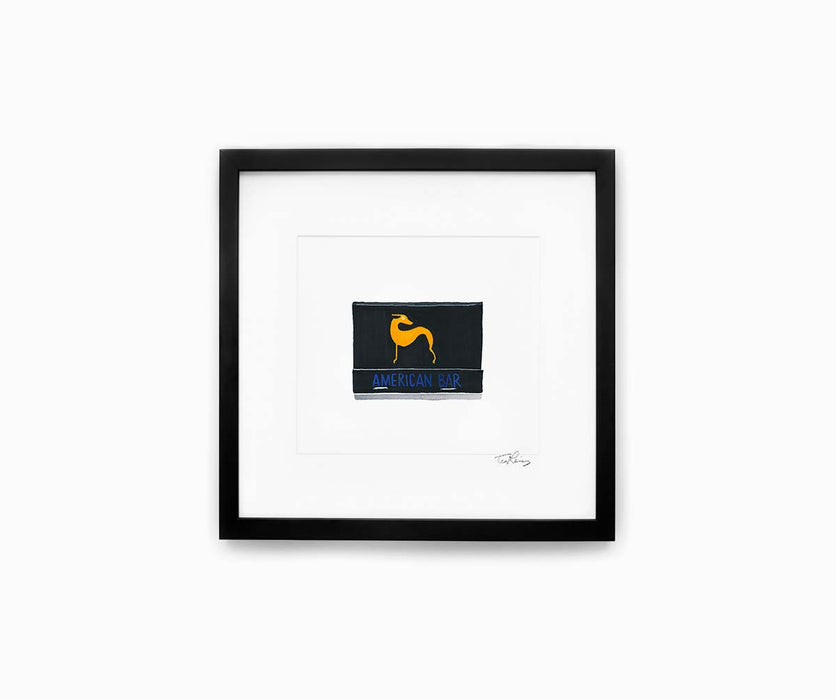 American Bar Matchbook Print