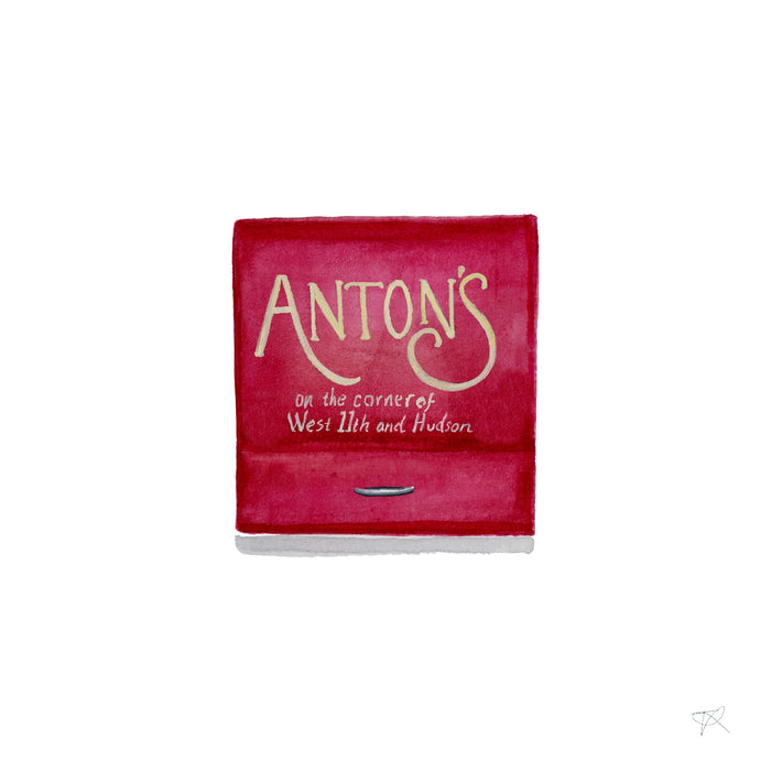 Anton's Matchbook Print