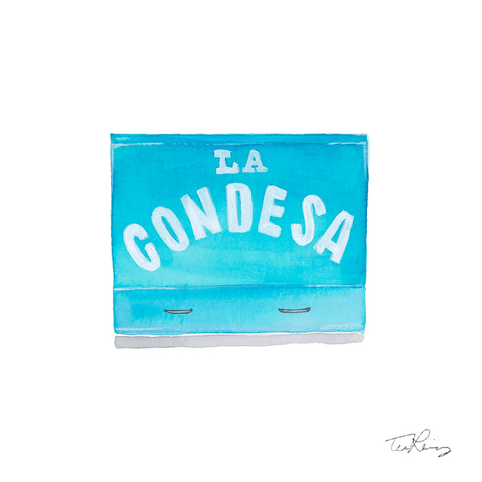 La Condesa Matchbook Print