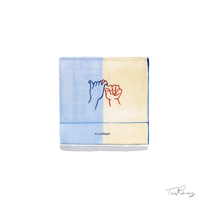 Le Politique Matchbook Print