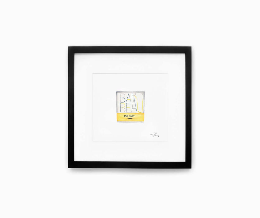 Bar Beau Matchbook Print