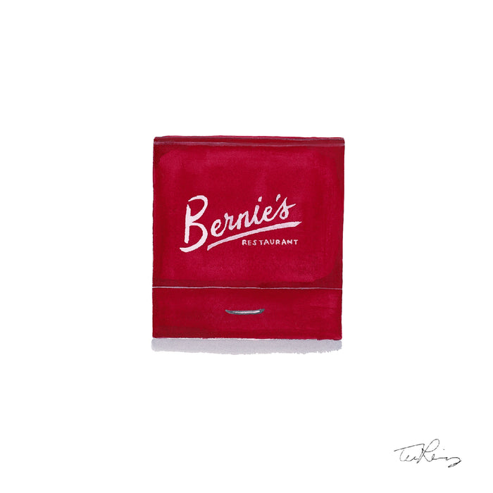 Bernie's Matchbook Print