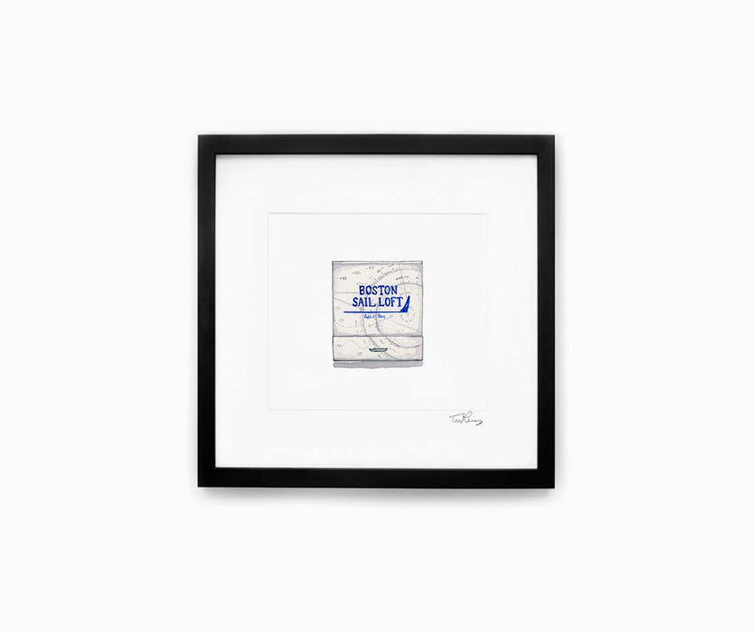 Boston Sail Loft Matchbook Print