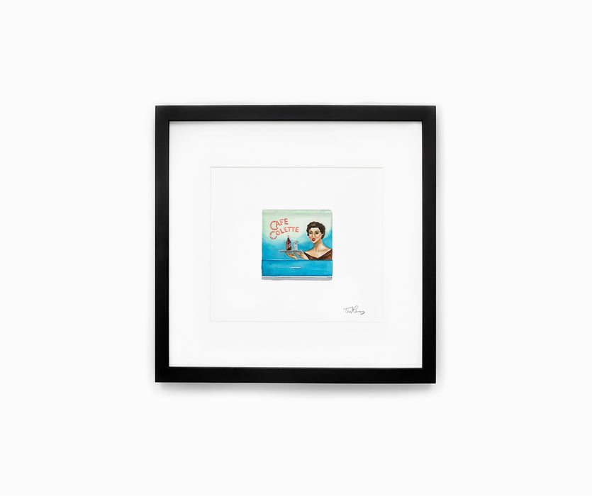 Cafe Colette Matchbook Print