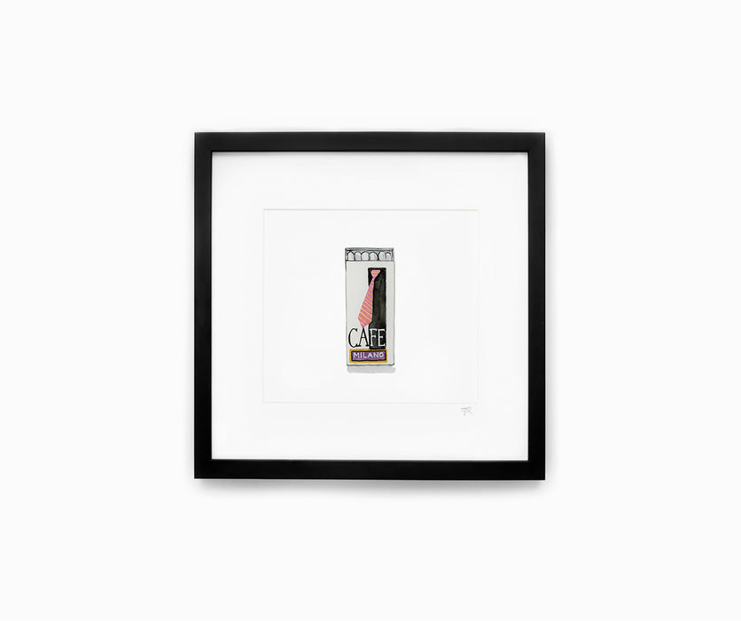 Cafe Milano Matchbook Print