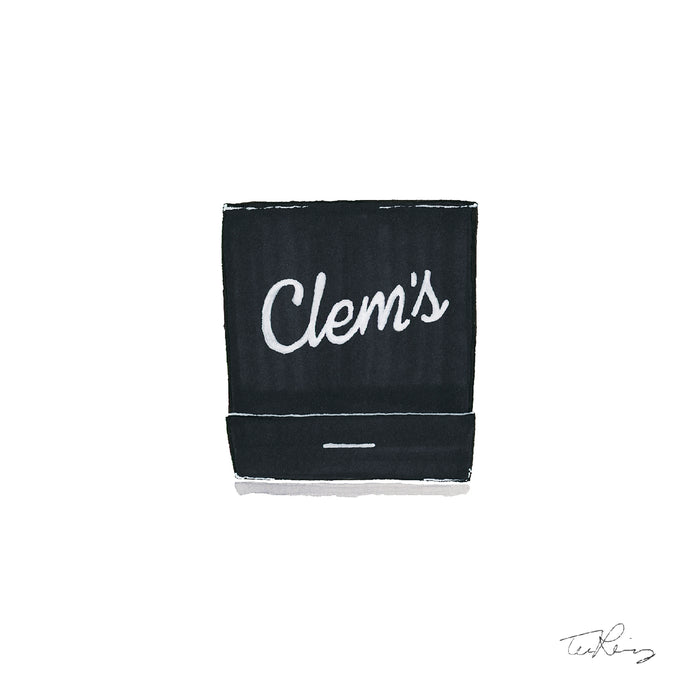 Clems Matchbook Print