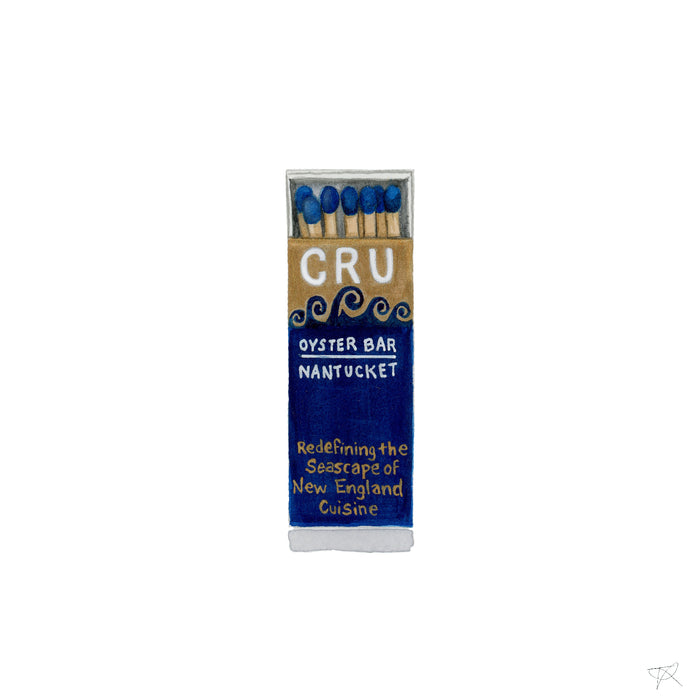 Cru Matchbook Print