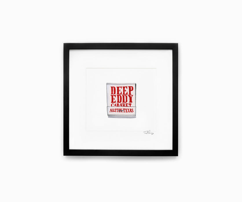 Deep Eddy Cabaret Matchbook Print