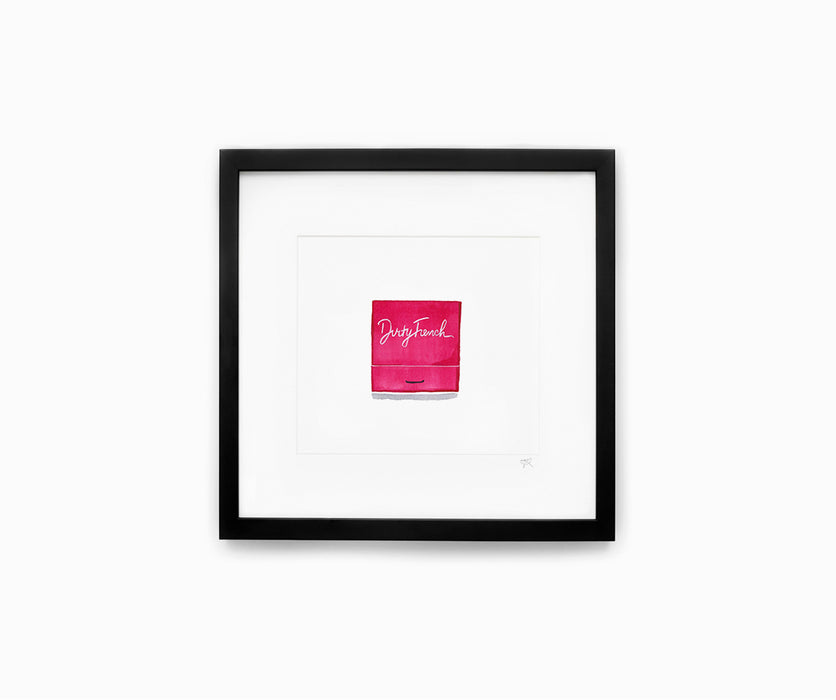 Dirty French Matchbook Print