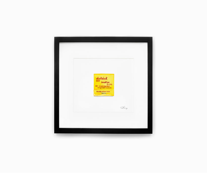 Duck Duck Bar Matchbook Print
