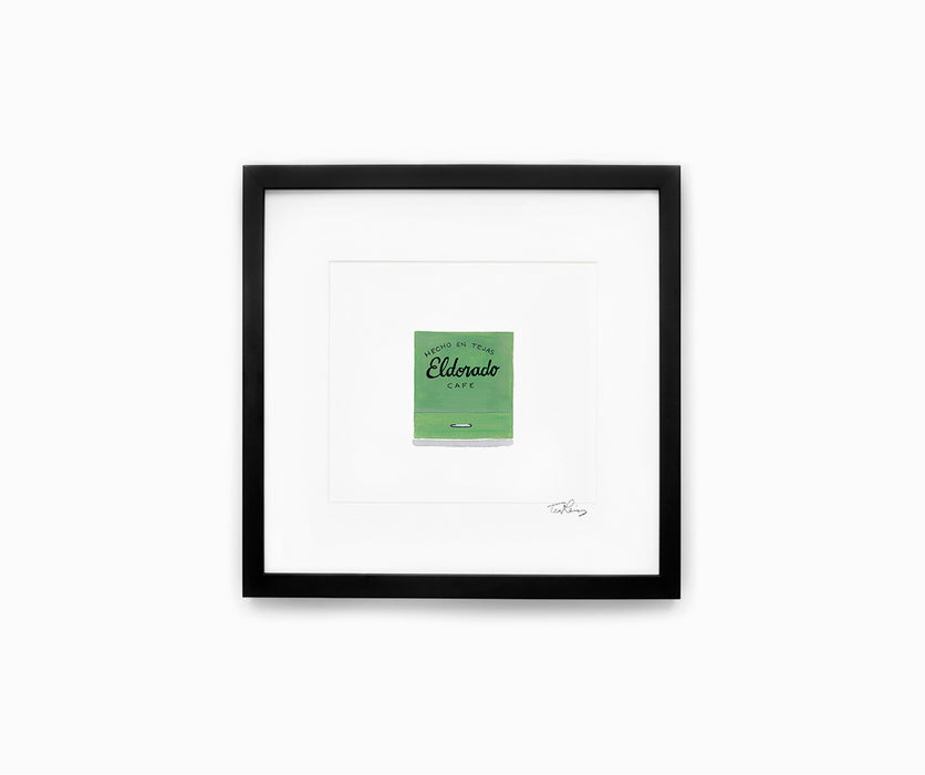 Eldorado Cafe Matchbook Print