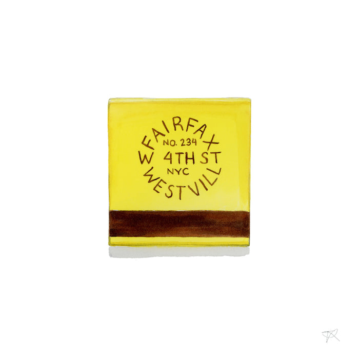 Fairfax Matchbook Print