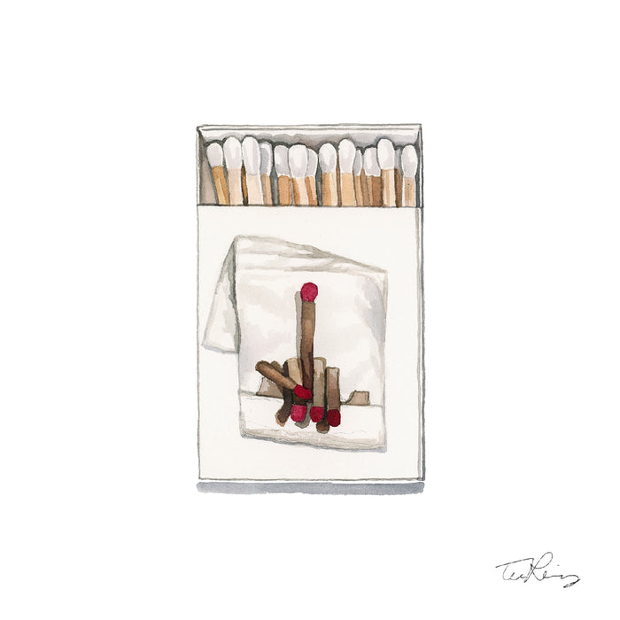 Five Leaves Matchbook Print