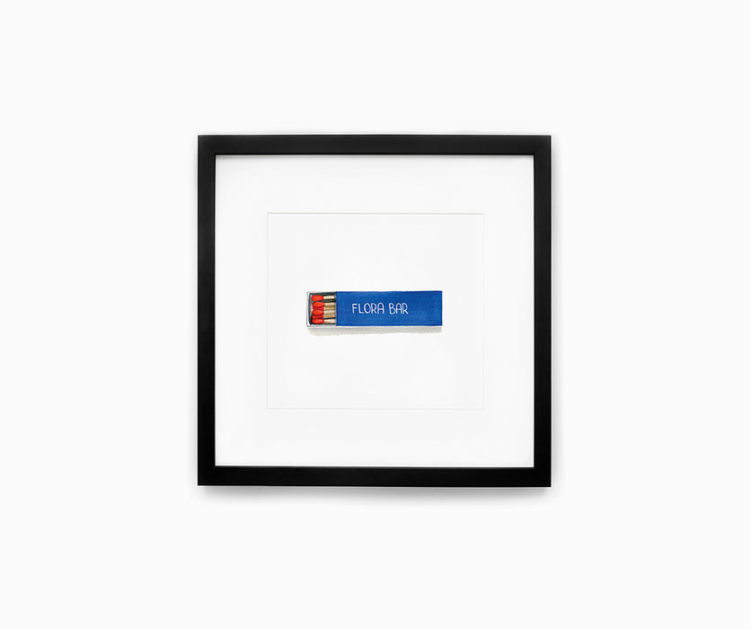 Flora Bar Matchbook Print