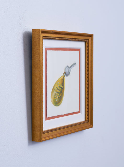 Framed Hotel Key, Grand Hotel Tremezzo